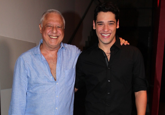 Antônio Fagundes e o filho (Foto: Reprodução)