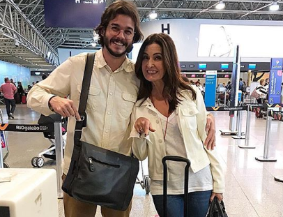 Fátima Bernardes quase perde voo (Foto: Reprodução/Instagram)