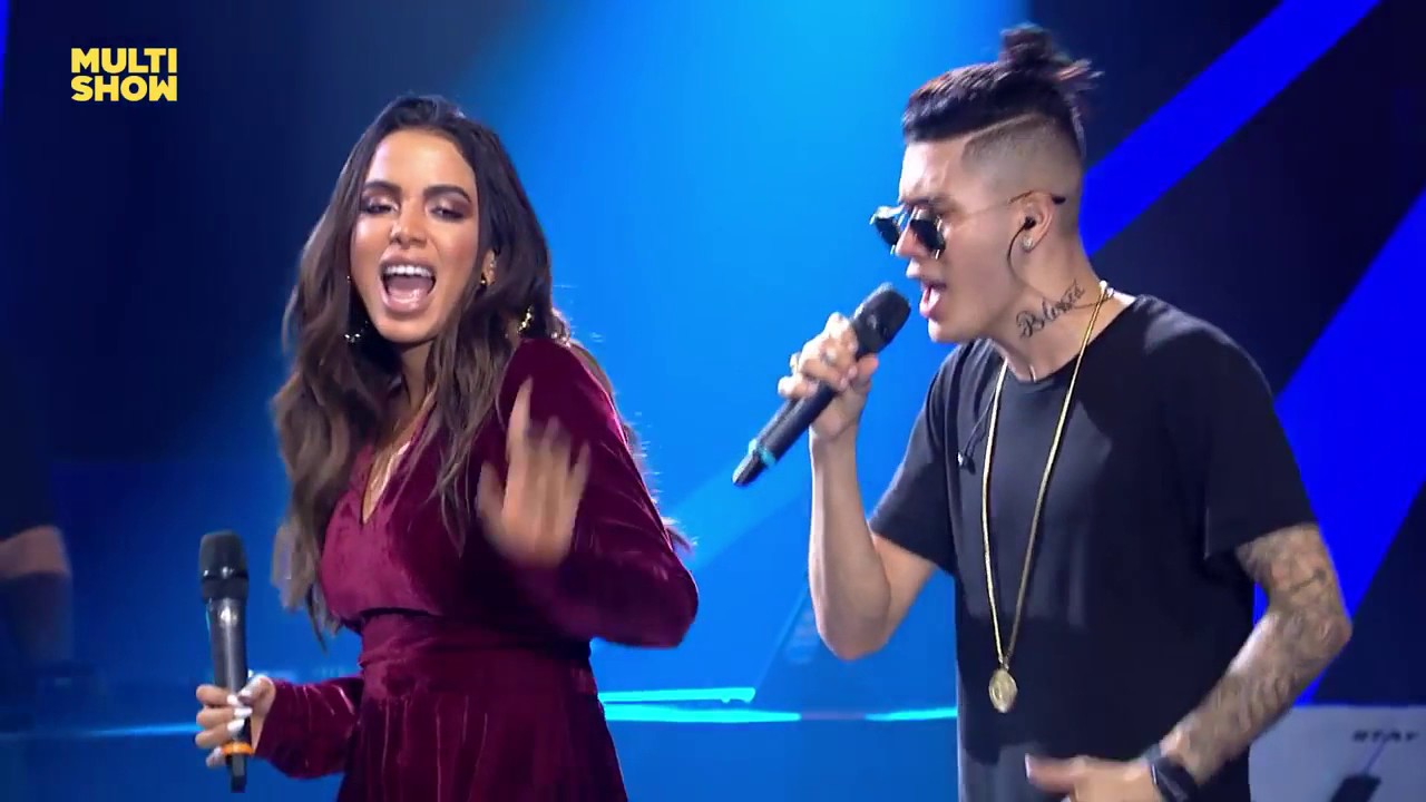 Kevinho e Anitta já cantaram juntos no Multishow (Foto: Reprodução)