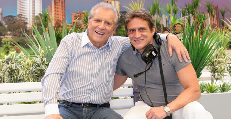 Carlos Alberto de Nóbrega e Marcelo de Nóbrega.. (Foto: Divulgação/SBT)