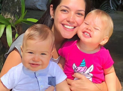 Thais Fersoza com os dois filhos (Foto: Reprodução/Instagram)