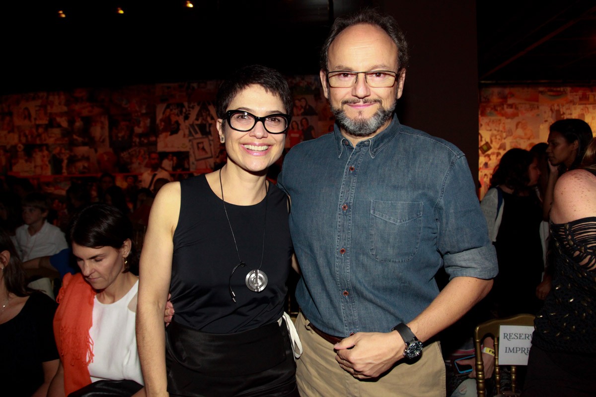 Sandra Annenberg e o marido, Ernesto Paglia (Foto: Marcos Ribas / Foto Rio