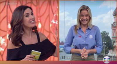 Fátima Bernardes e Fernanda Gentil. (Foto: Reprodução/TV Globo)