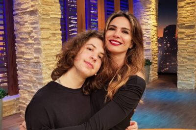 Luciana Gimenez com o filho, Lucas Jagger (Foto: Divulgação/RedeTV!)