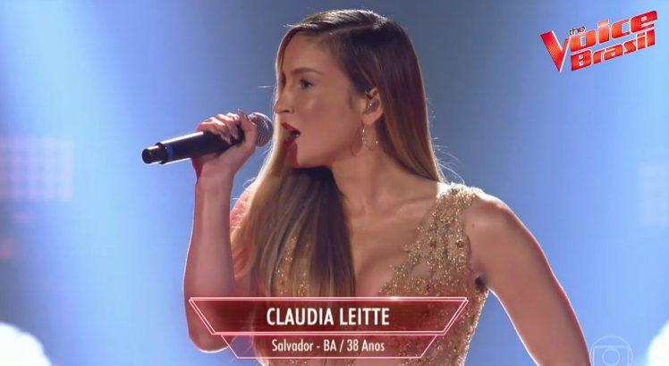 Claudia Leitte no The Voice (Foto: Reprodução)