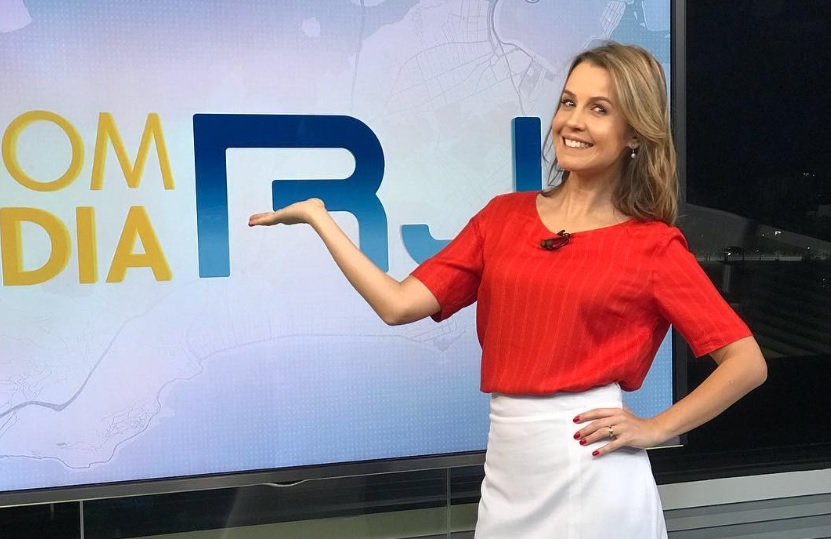 Silvana Ramiro, apresentadora do Bom Dia RJ, telejornal carioca da Globo (Foto: Reprodução)