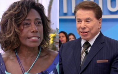 Gloria Maria e Silvio Santos (Foto: Divulgação/Reprodução)