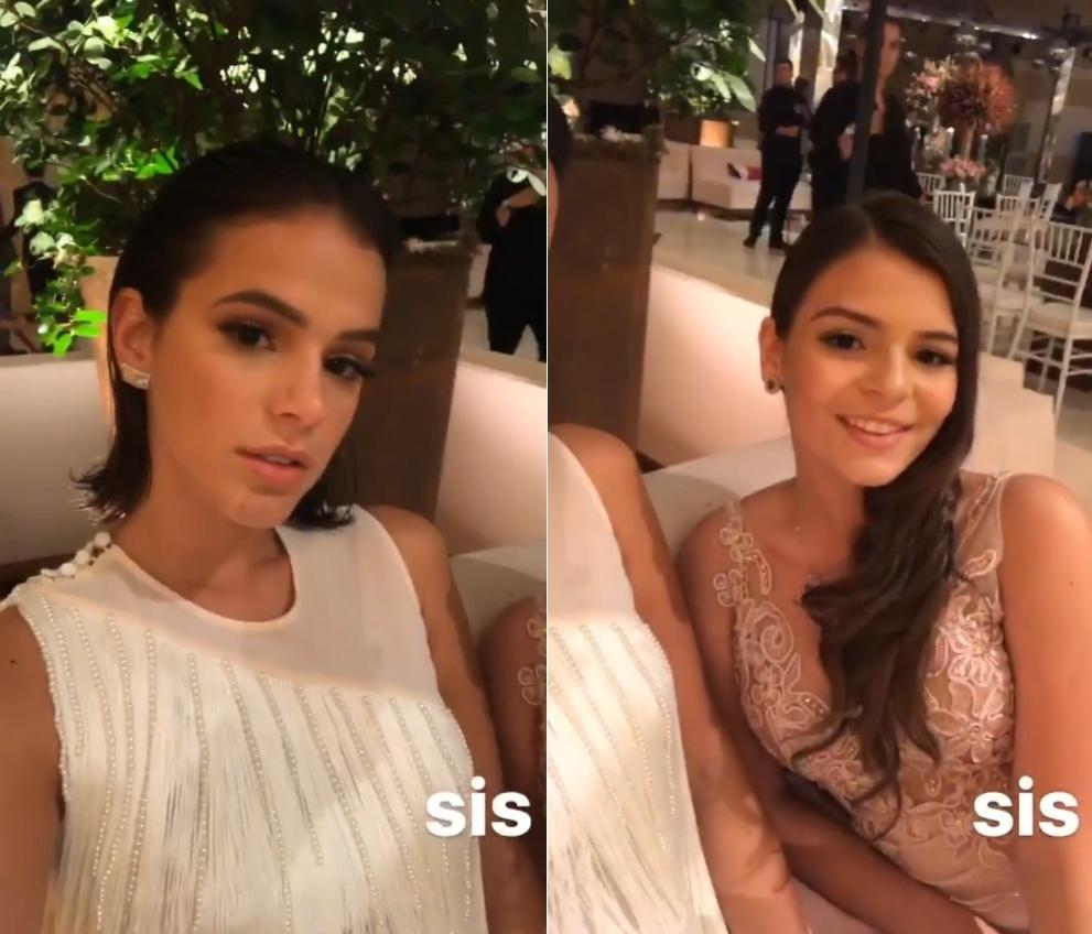 Bruna Marquezine e sua irmã Luana (Foto: Reprodução/Instagram)