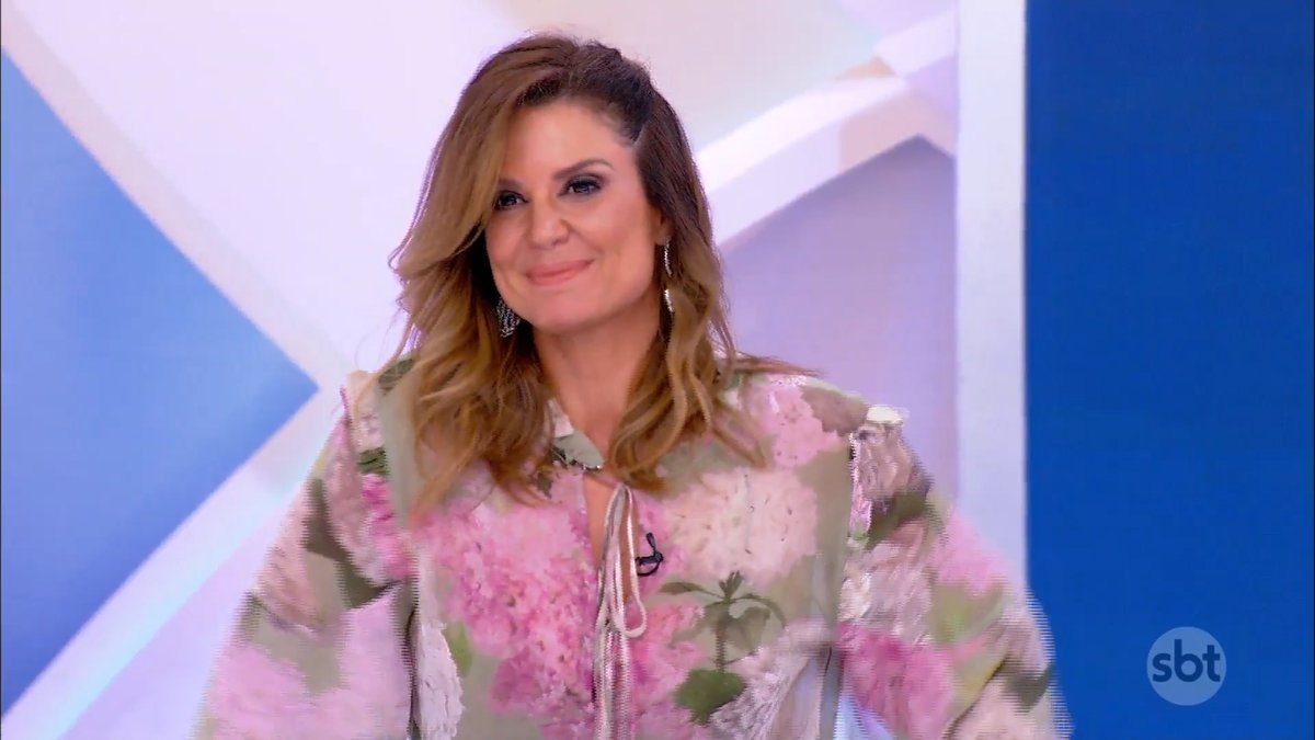 Mariana Kupfer no Programa Silvio Santos (Foto: Reprodução)