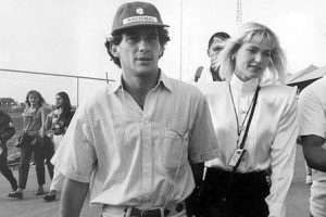 Loira e Ayrton Senna (Foto: Arquivo/O Globo)