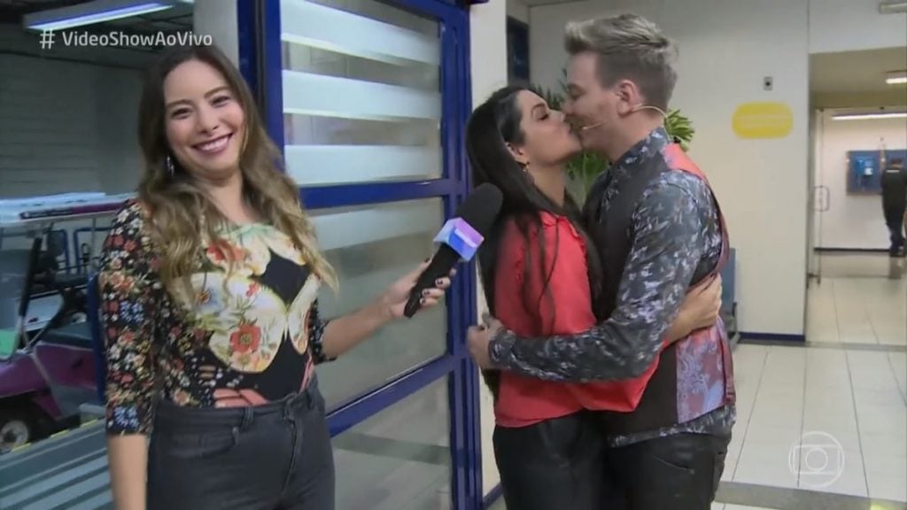 Thais Fersoza no Vídeo Show (Foto: Reprodução)