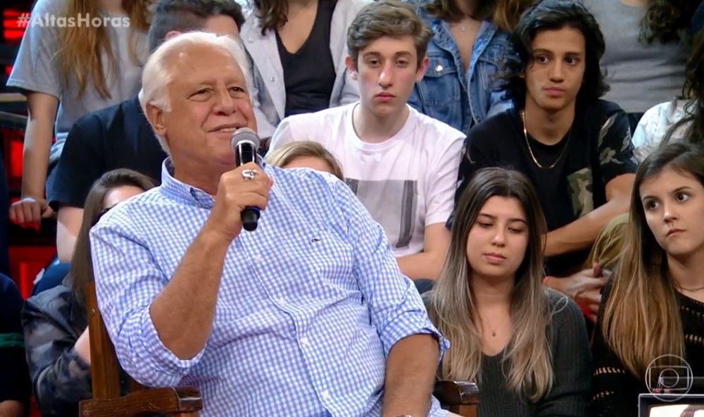 Antonio Fagundes no Altas Horas (Foto: Globo)