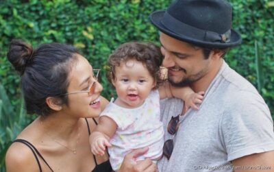 Bruno Gissoni,  Yanna Lavigne e a filha, Madalena (Foto: Reprodução)