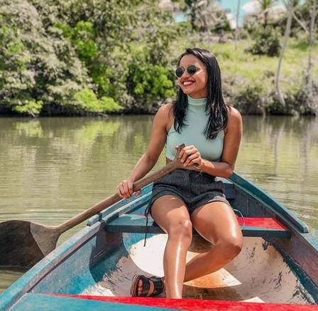 Gleici Damasceno leva Wagner para passeio natural e se declara (Foto: Reprodução)