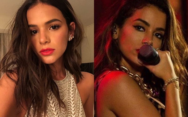 Novo corte de Anitta é comparado com de Bruna Marquezine (Foto: Reprodução)