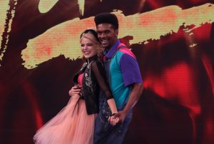 Pâmela Tomé estreou na dança na liderança (Foto: Globo/Joaquim Costa)