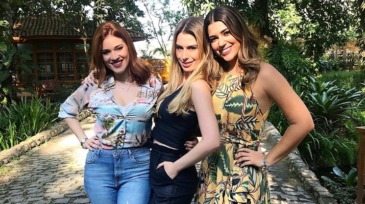 Ana Clara, Fernanda Keulla e Vivian Amorim não vivem bom momento no Vídeo Show. (Foto: Reprodução)