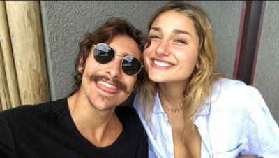 O ator da Globo, Bruno Montaleone e a modelo Sasha Meneghel (Foto: Reprodução/Instagram)