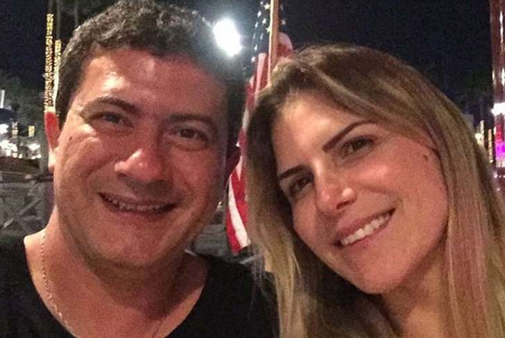 Tom Veiga, o Louro José, e a ex-esposa, Alessandra Veiga