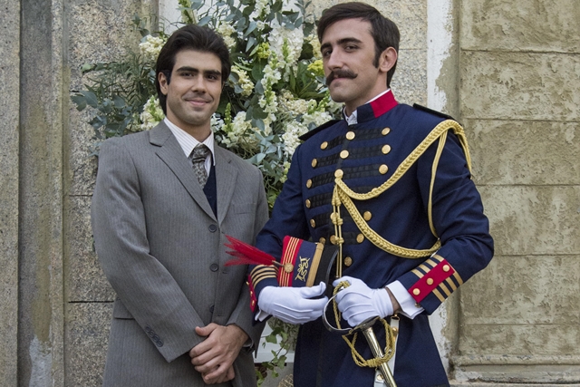 Luccino (Juliano Laham) e Otávio (Pedro Henrique Muller) em Orgulho e Paixão (Foto: Globo/Estevam Avellar)