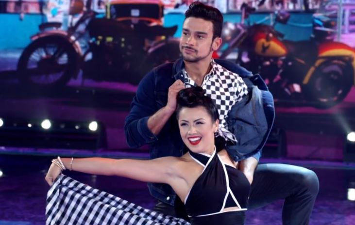 Sergio Malheiros e sua nova bailarina na Dança dos Famosos (Foto: Divulgação)