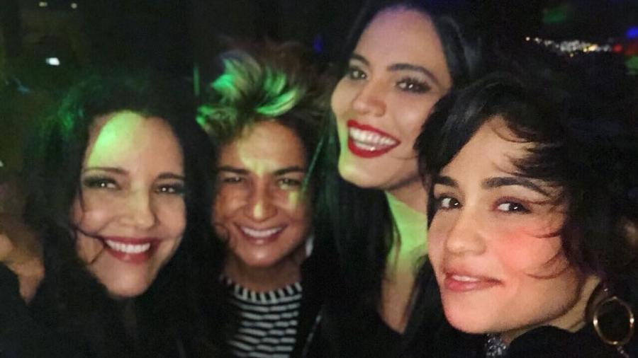 Ana Carolina posa com Lan Lanh, Letícia Lima e Nanda Costa (Foto: Reprodução/Instagram)