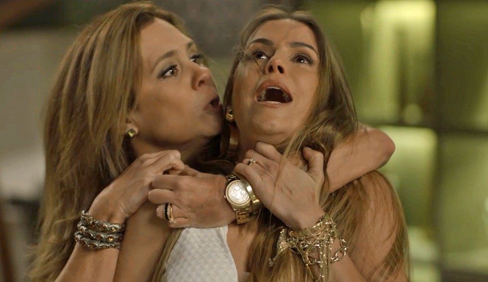 Laureta e Karola em Segundo Sol (Foto: Reprodução)