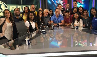 Equipe do Fox Sports Radio, líder de audiência do Fox Sports. (Foto: Reprodução/Instagram)