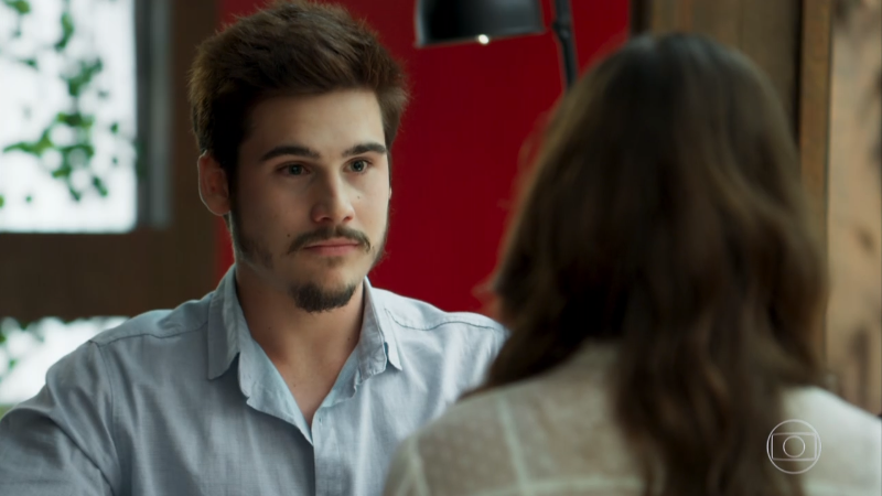 Samuca (Nicolas Prattes) em cena de O Tempo Não Para (Foto: Reprodução/Globo)