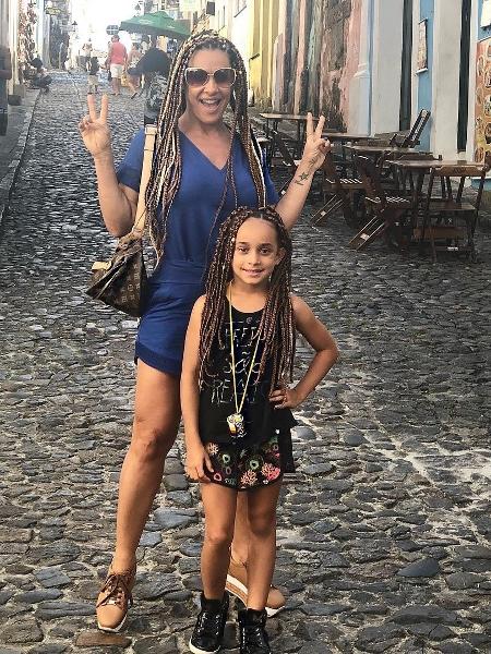 Scheila Carvalho e a filha (Foto: Reprodução/Instagram)