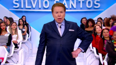 O apresentador Silvio Santos tomou atitude contra Lívia Andrade no SBT. (Foto: Reprodução)