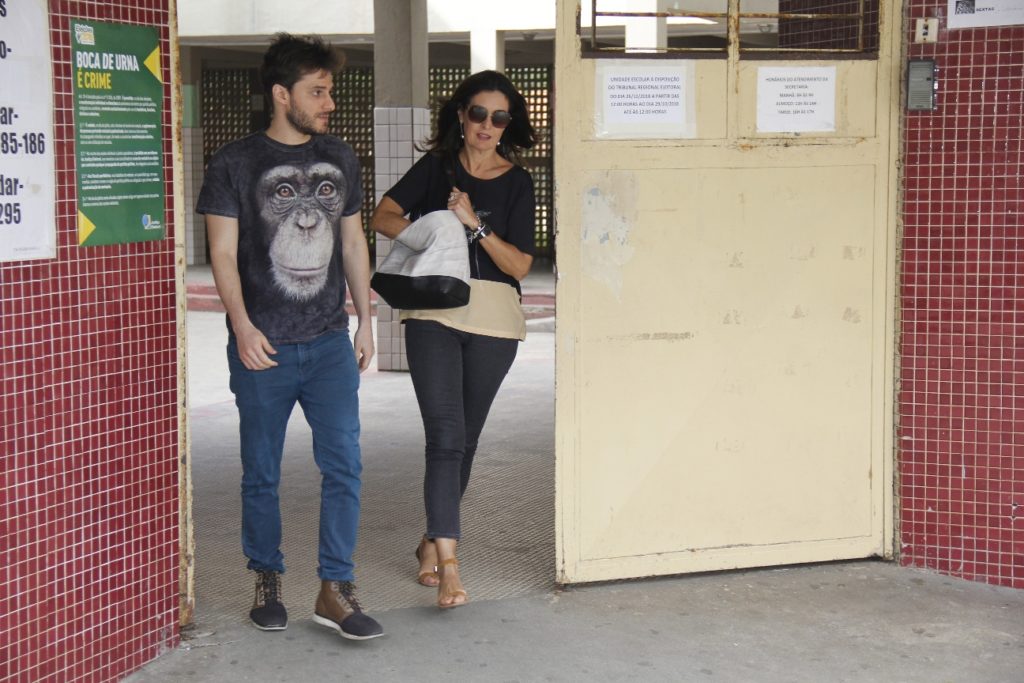 Fátima Bernardes e Hugo Bonemer (Foto: Wallace Barbosa/AgNews)