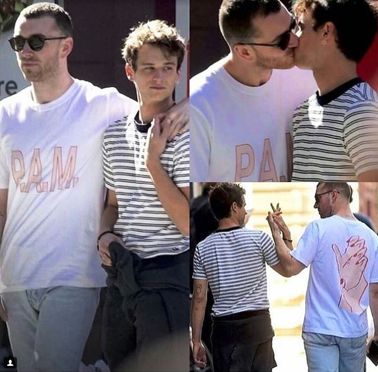 Brandon Flynn e Sam Smith ( Foto: Reprodução)