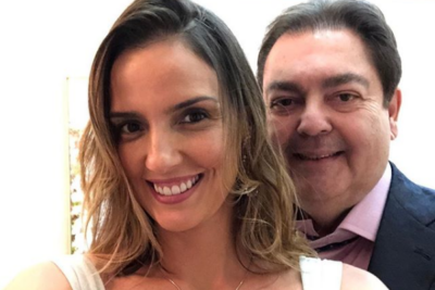 Faustão e Luciana Cardoso deram o que falar nas redes sociais (Foto: Reprodução)