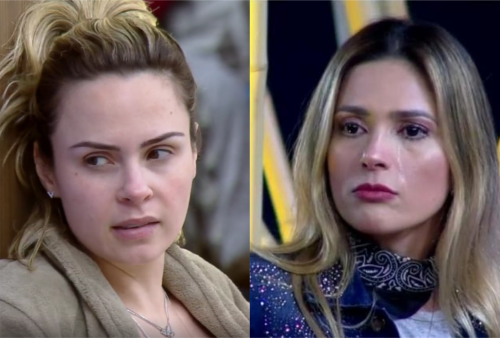 Ana Paula Renault e Nadja Pessoa estavam disputando a roça na Fazenda 10