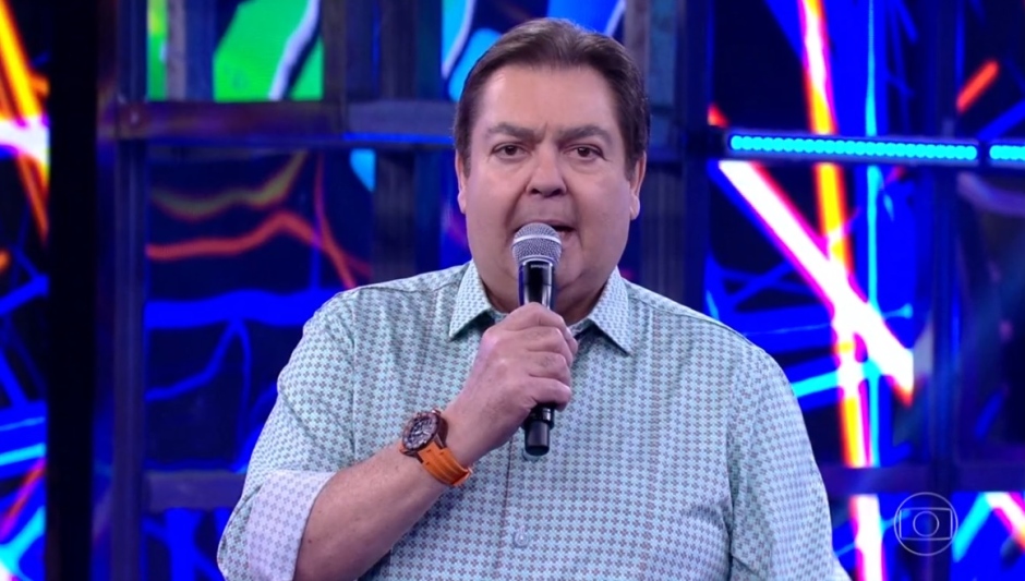 Faustão em seu programa na Globo (Foto: Divulgação)