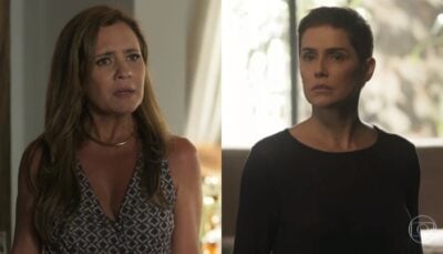 Laureta (Adriana Esteves) e Karola (Deborah Secco) em Segundo Sol
(Foto: Reprodução/Globo)