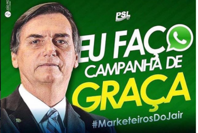 Campanha de apoio ao presidenciável.