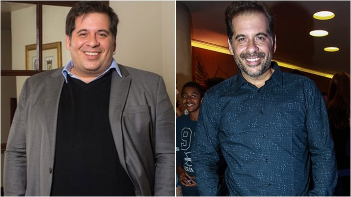 Leandro Hassum aparecerá antes e depois do emagrecimento em série da Globo. (Foto: Montagem/Reprodução)