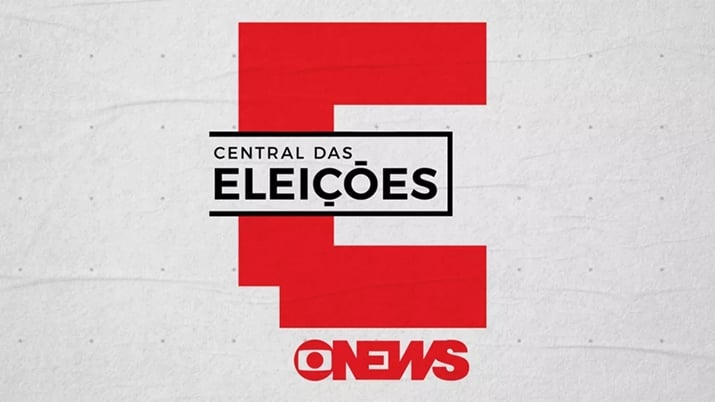 GloboNews realizou cobertura do primeiro turno com o Central das Eleições. (Foto: Reprodução)