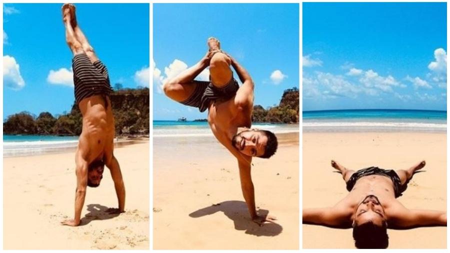 Rodrigo Simas fez questão de exibir o corpo (Foto: Reprodução/Instagram)