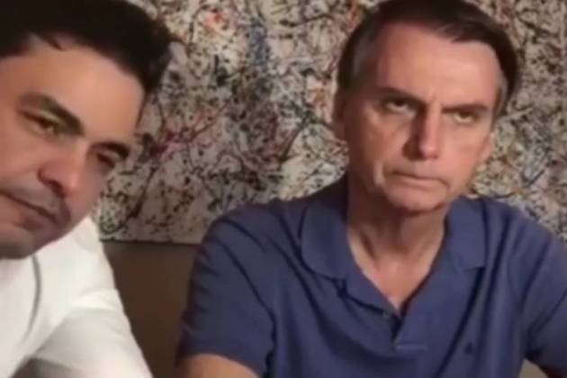 Zezé Di Camargo e Bolsonaro (Foto: Reprodução)