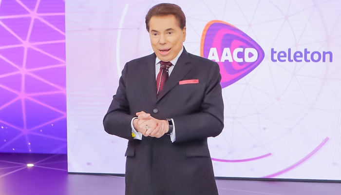 Silvio Santos no encerramento do Teleton 2018 (Foto: Lourival Ribeiro/SBT)