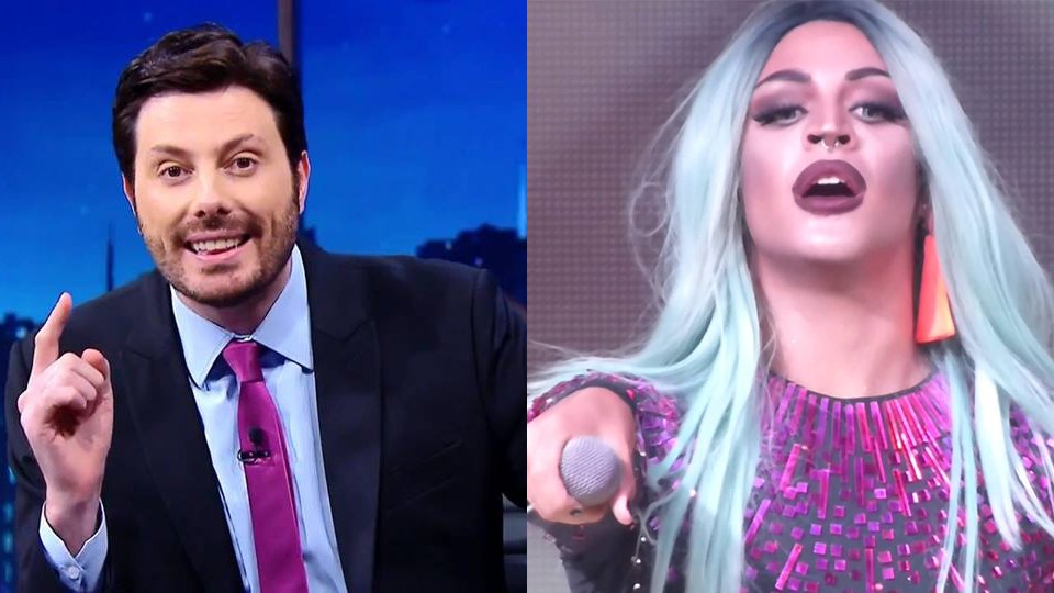 Danilo Gentili defendeu série da Netflix com Pabllo Vittar (Foto: Montagem)