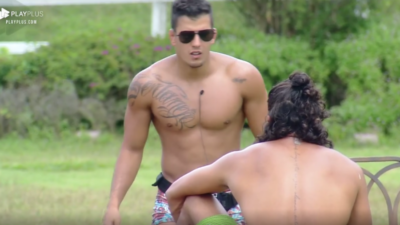 Felipe Sertanejo falou sobre a expulsão de Catia Paganote (Foto: Reprodução/PlayPlus)