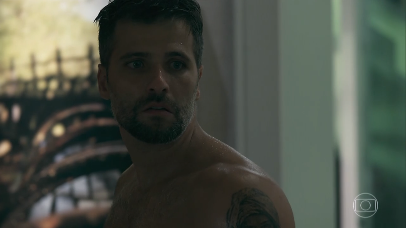 Gabriel (Bruno Gagliasso) em O Sétimo Guardião (Foto: Reprodução/Globo)