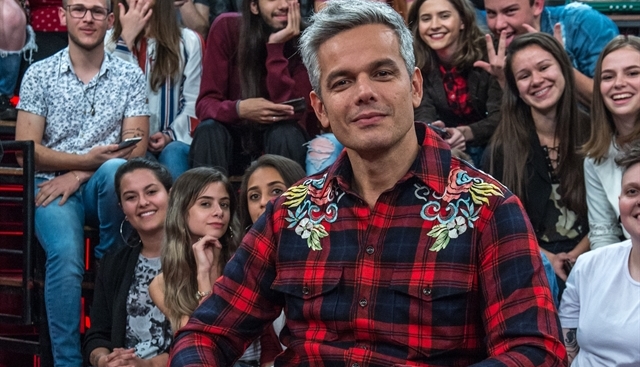 O apresentador Otaviano Costa durante participação no Altas Horas (Foto: Globo/Fábio Rocha)