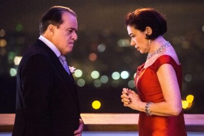 Olavo (Tony Ramos) e Valentina (Lília Cabral) em O Sétimo Guardião
(Foto: Globo/Fábio Rocha)