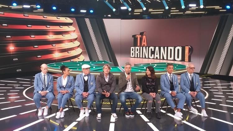 Otaviano Costa na coletiva do seu programa "Tá Brincando", que estreia em janeiro na Globo (Imagem: Ana Cora Lima/UOL)