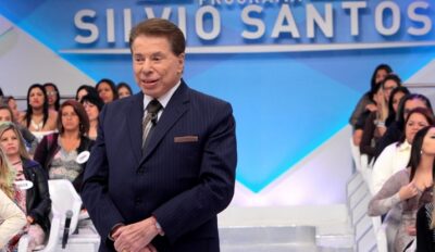 O apresentador em seu programa no SBT. (Foto: Divulgação)